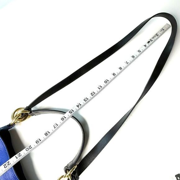 See by Chloé Mini Blue Suede Leather Crossbody Bag - Picture 16 of 16